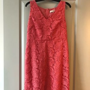 Final Price Drop! Coral Lace Dress
